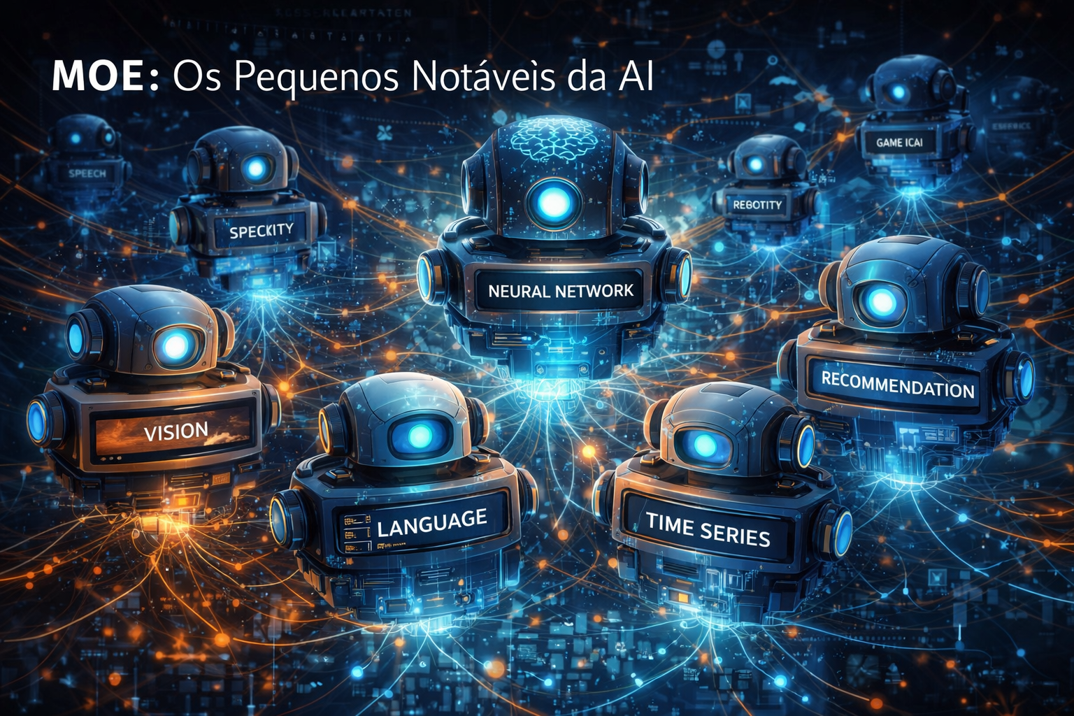 A Arquitetura Mixture of Experts (MoE): O Pequenos Notáveis da IA Moderna